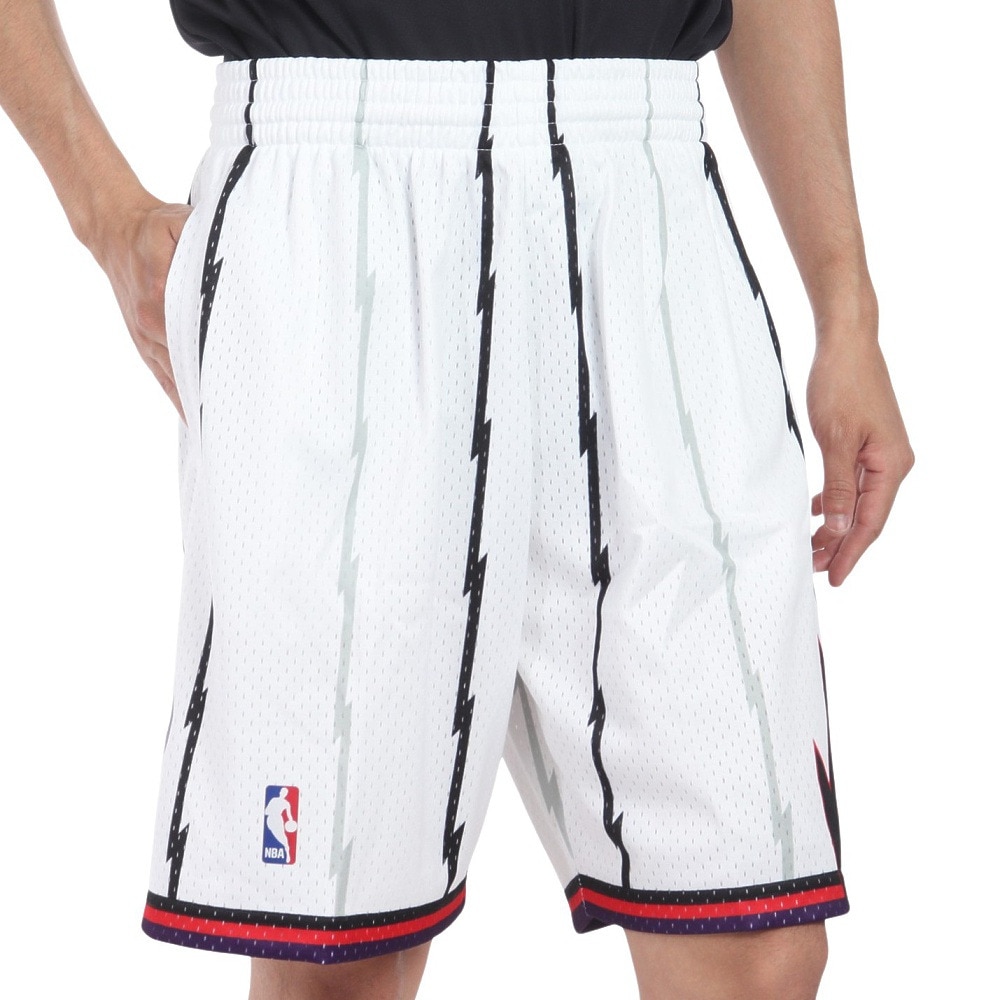 ミッチェルアンドネス（Mitchell&Ness）（メンズ）スイングマン ショーツ トロント ラプターズ 1998-99 SMSHCP18154-TRAWHT98