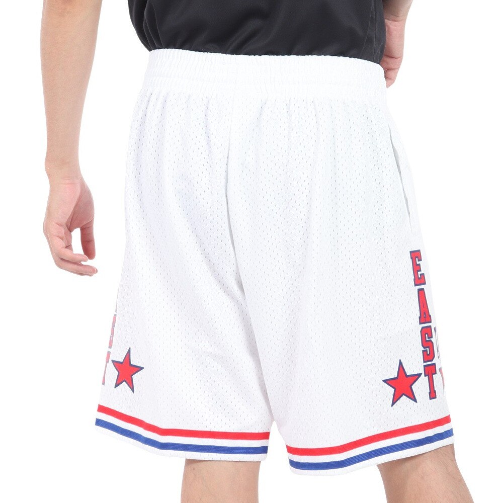 ミッチェルアンドネス（Mitchell&Ness）（メンズ）スウィングマン ショーツ オールスター イースト 1988 シロ SMSHCP19052-ASEWHT88