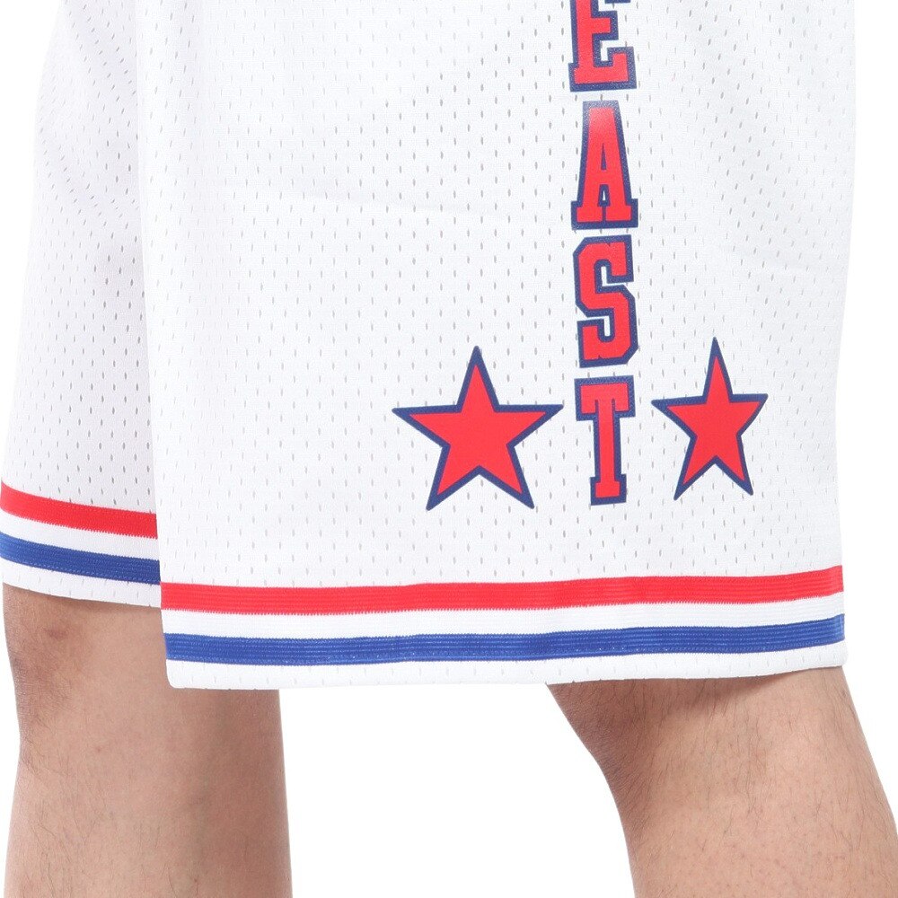 ミッチェルアンドネス（Mitchell&Ness）（メンズ）スウィングマン ショーツ オールスター イースト 1988 シロ SMSHCP19052-ASEWHT88