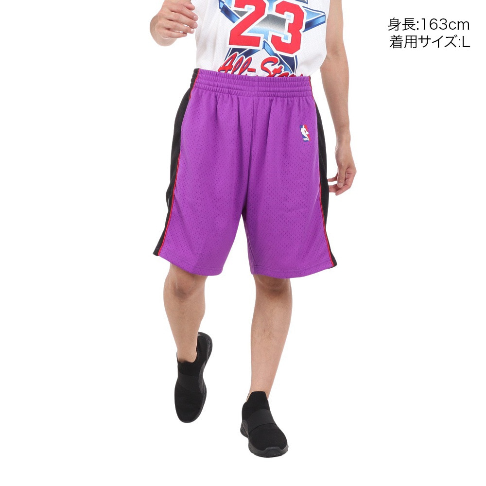 ミッチェルアンドネス（Mitchell&Ness）（メンズ）スイングマン ショーツ Toronto Raptors 99 SMSHCP19071-TRAPRBK