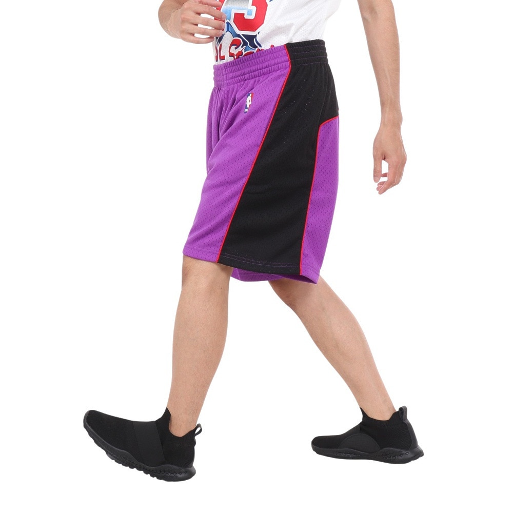 ミッチェルアンドネス（Mitchell&Ness）（メンズ）スイングマン ショーツ Toronto Raptors 99 SMSHCP19071-TRAPRBK