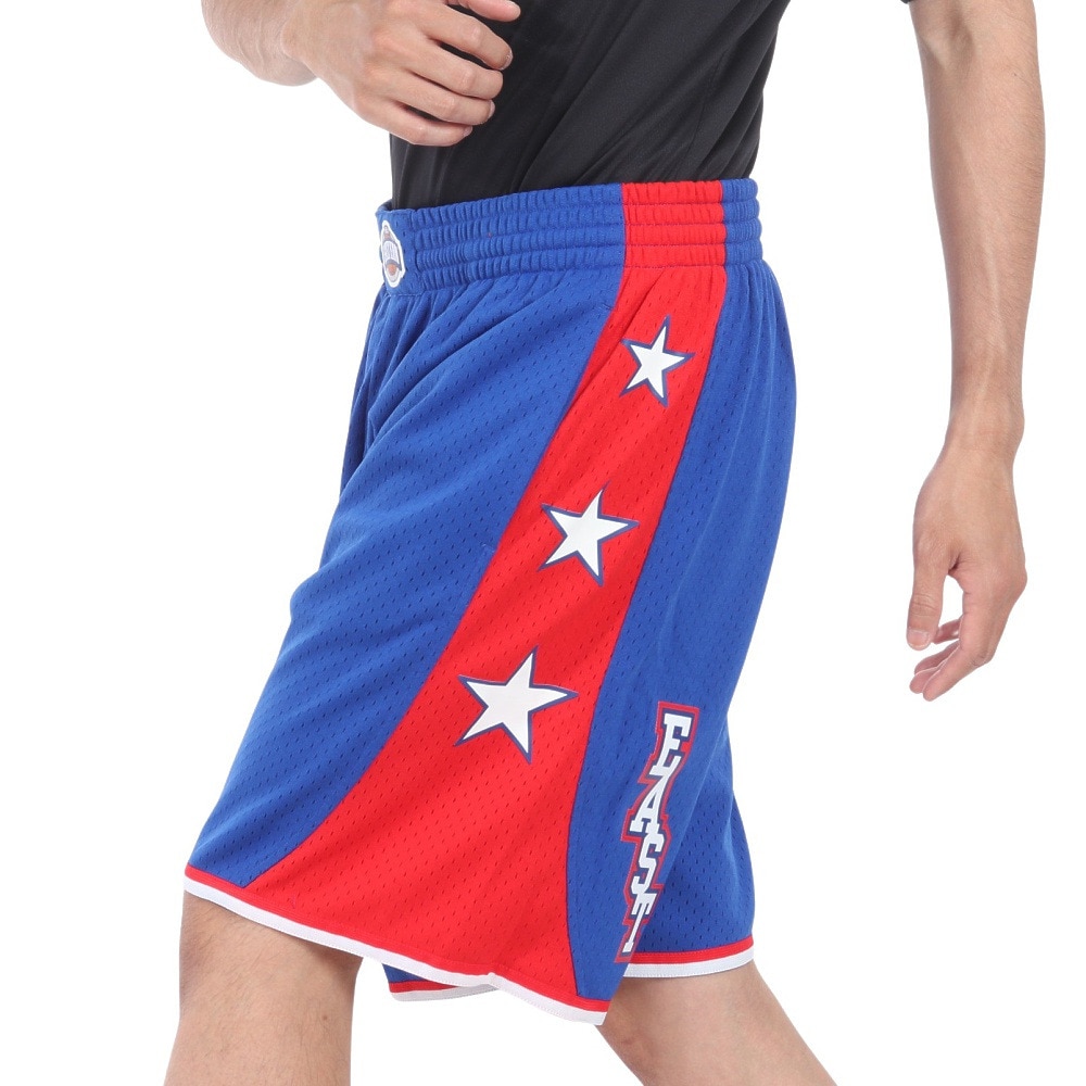 ミッチェルアンドネス（Mitchell&Ness）（メンズ）スウィングマン オールスター イースト 2004-05 ショーツ SMSHCP19221-ASEBLUE