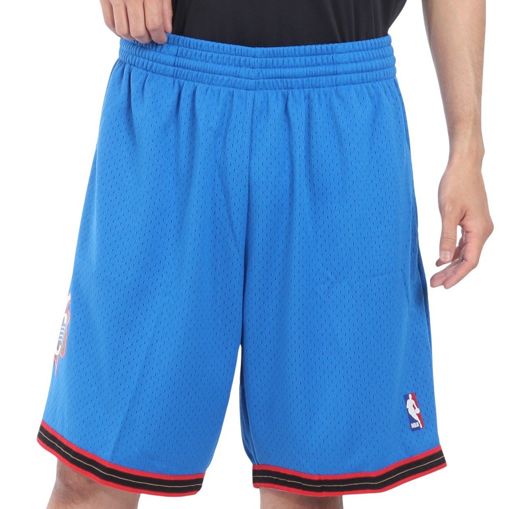 ミッチェルアンドネス（Mitchell&Ness）（メンズ）スイングマン ショーツ フィラデルフィア オルタネート 1999-00 SMSHGS18034-P76ROYA