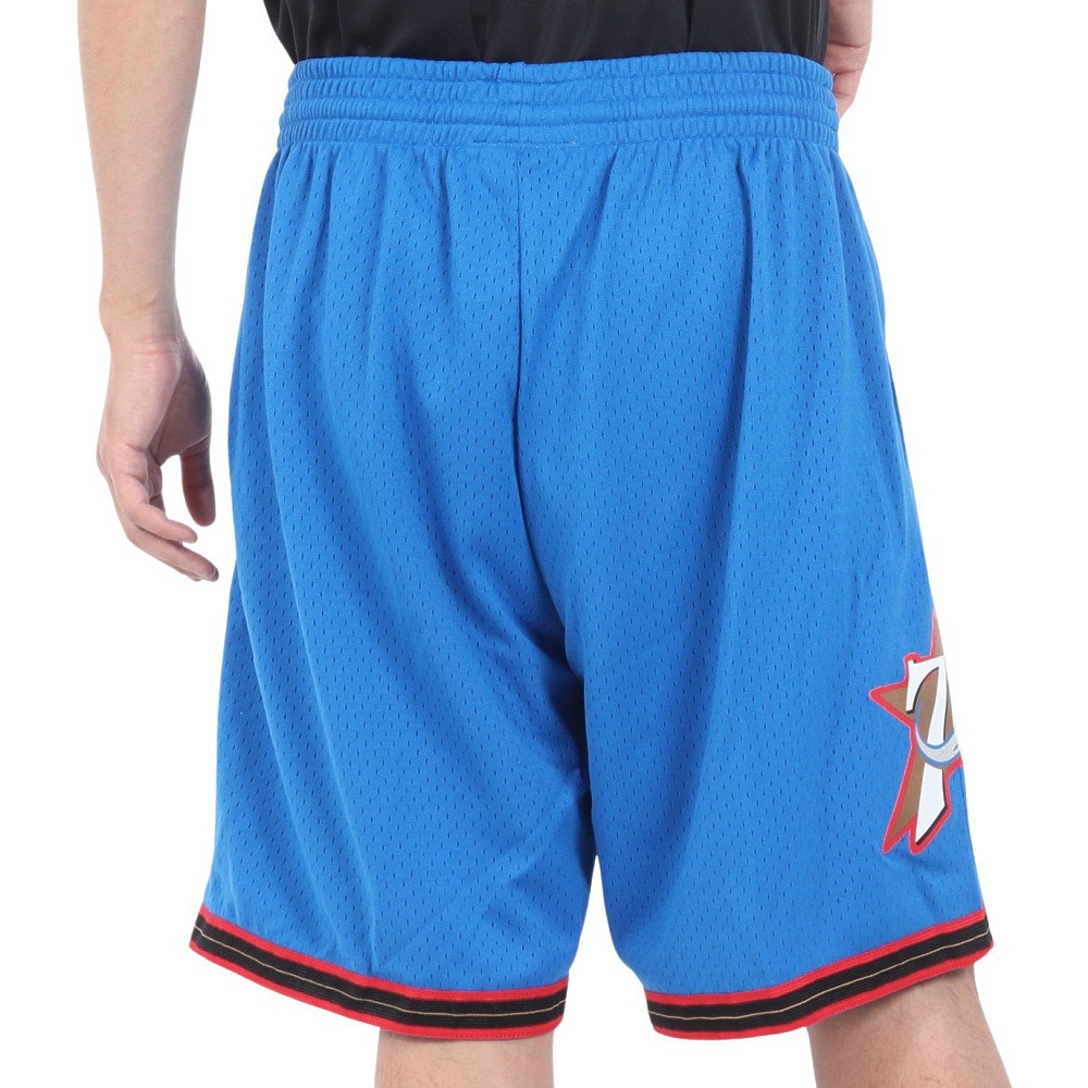 ミッチェルアンドネス（Mitchell&Ness）（メンズ）スイングマン ショーツ フィラデルフィア オルタネート 1999-00 SMSHGS18034-P76ROYA