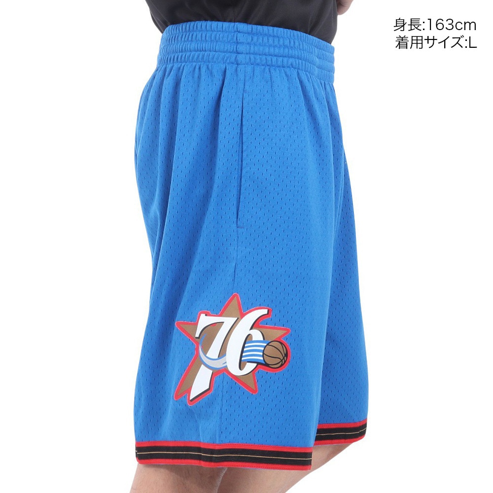 ミッチェルアンドネス（Mitchell&Ness）（メンズ）スイングマン ショーツ フィラデルフィア オルタネート 1999-00 SMSHGS18034-P76ROYA