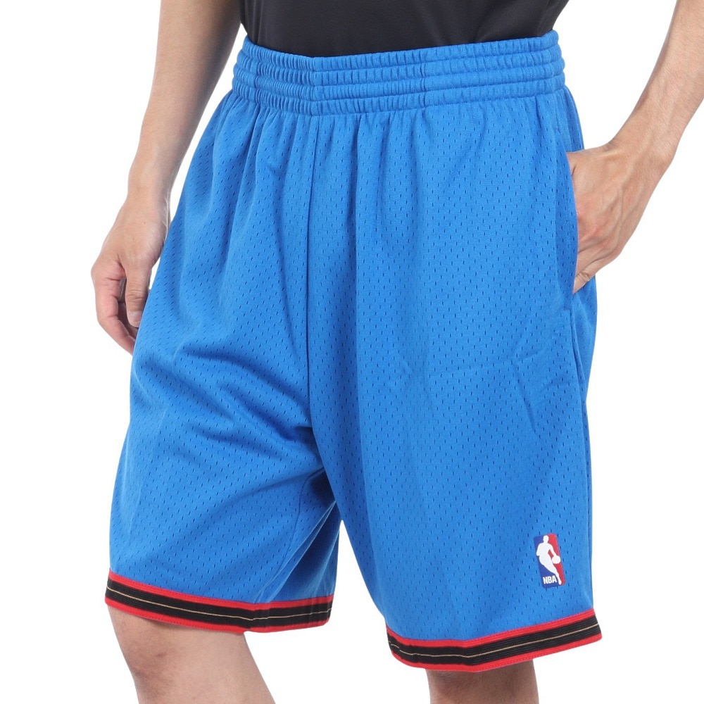 ミッチェルアンドネス（Mitchell&Ness）（メンズ）スイングマン ショーツ フィラデルフィア オルタネート 1999-00 SMSHGS18034-P76ROYA