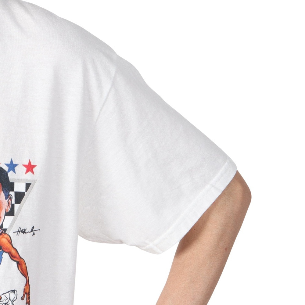 ミッチェルアンドネス（Mitchell&Ness）（メンズ）半袖Tシャツ ALL-STAR SS9093-ASGWHIT