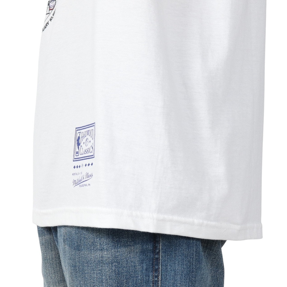 ミッチェルアンドネス（Mitchell&Ness）（メンズ）半袖Tシャツ ALL-STAR SS9093-ASGWHIT