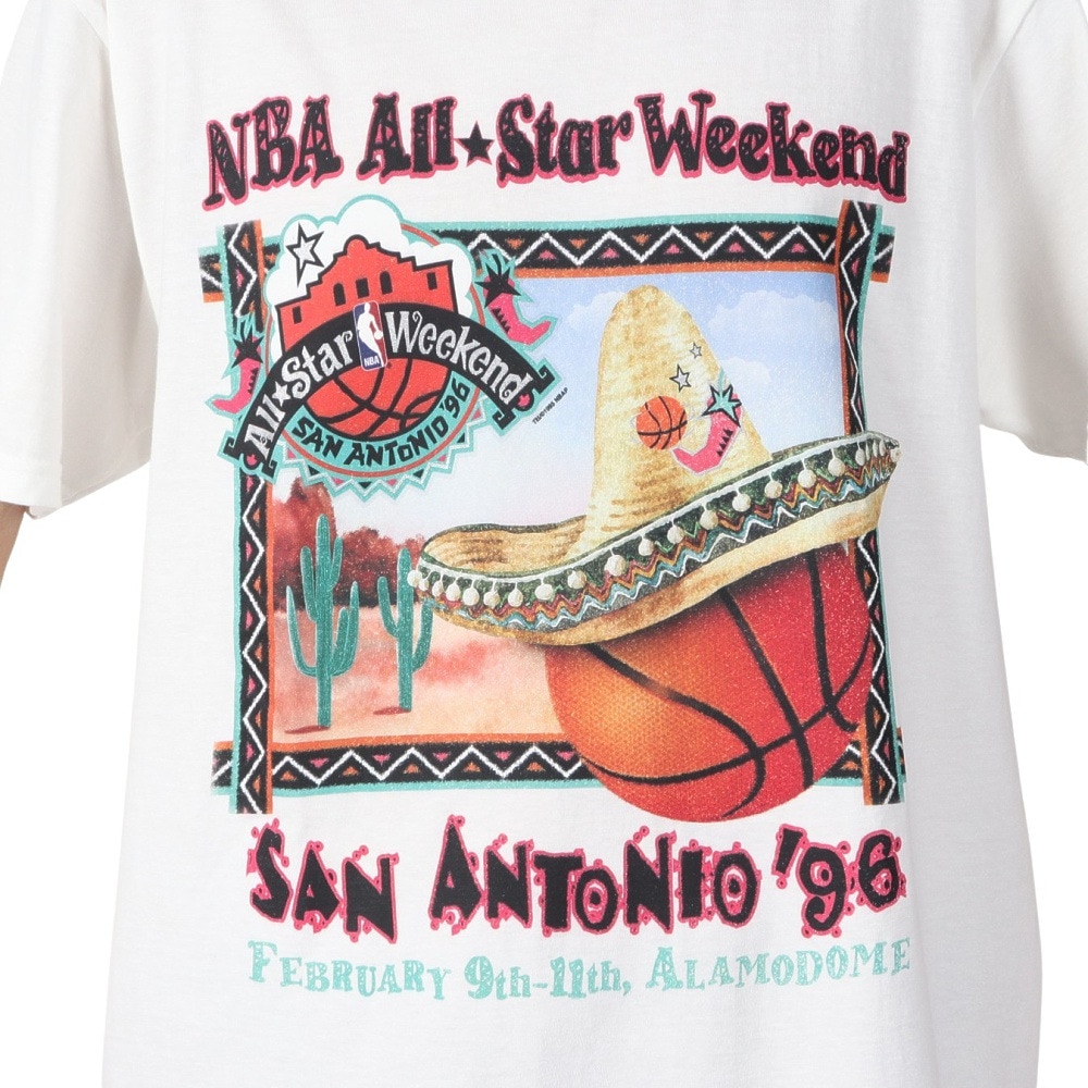 ミッチェルアンドネス（Mitchell&Ness）（メンズ）ASG CELEBRATE 半袖Tシャツ ALLSTAR NBA SS9590-ASGWHIT