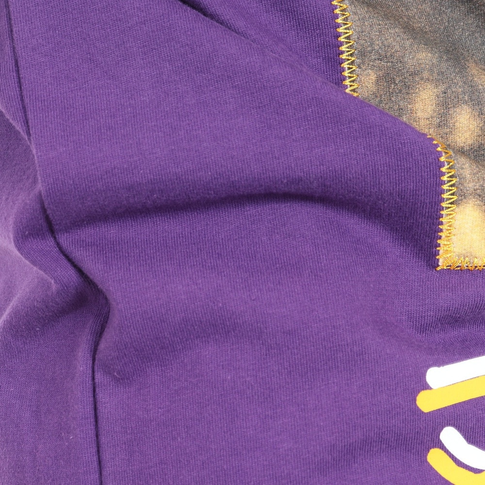 ミッチェルアンドネス（Mitchell&Ness）（メンズ）マジック・ジョンソン レイカーズ プレミアム プレイヤー 半袖Tシャツ TCRW6611-LALEJSPURP