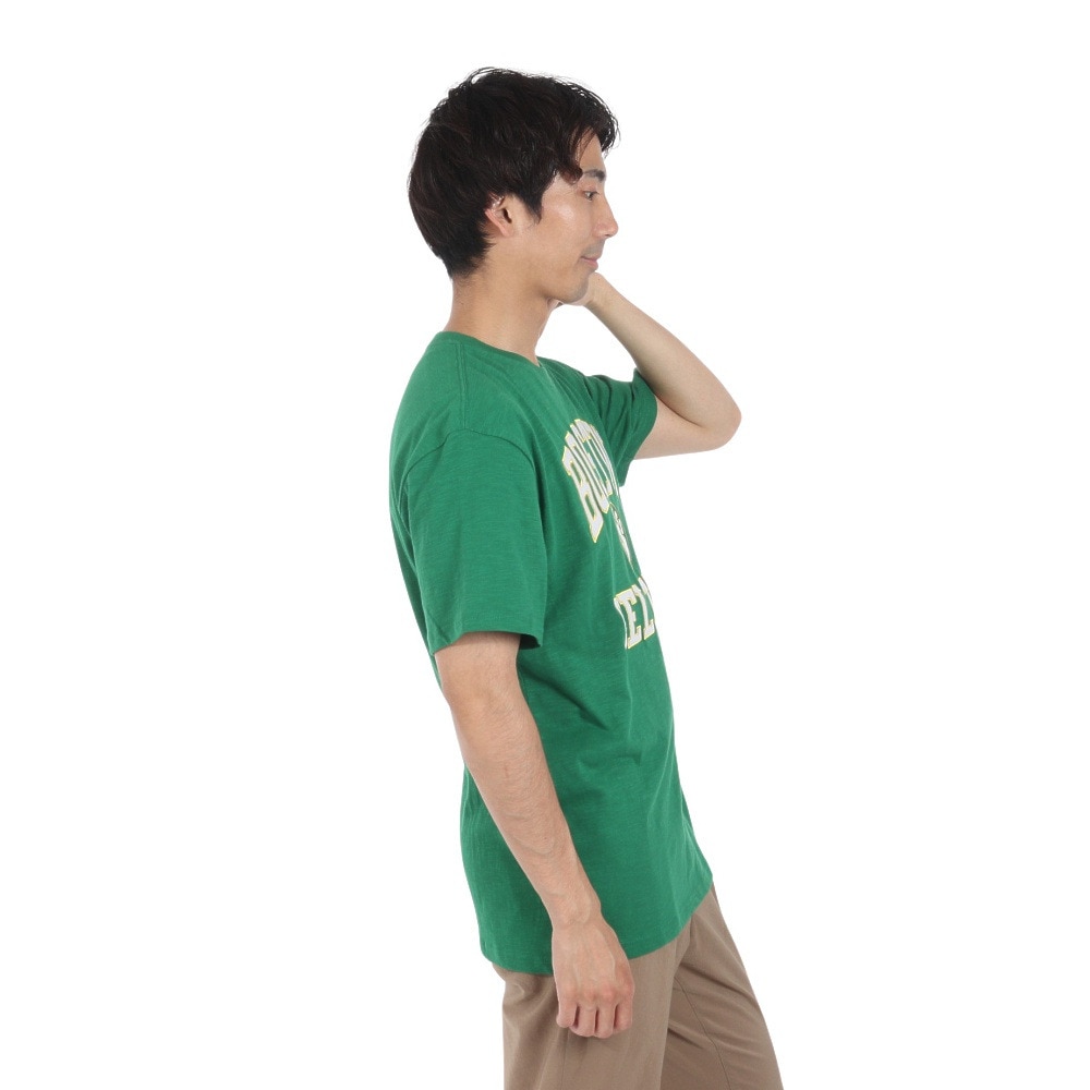 ミッチェルアンドネス（Mitchell&Ness）（メンズ）セルティックス レジェンダリー スラブ 半袖Tシャツ TCRW6622-BCEKYGN