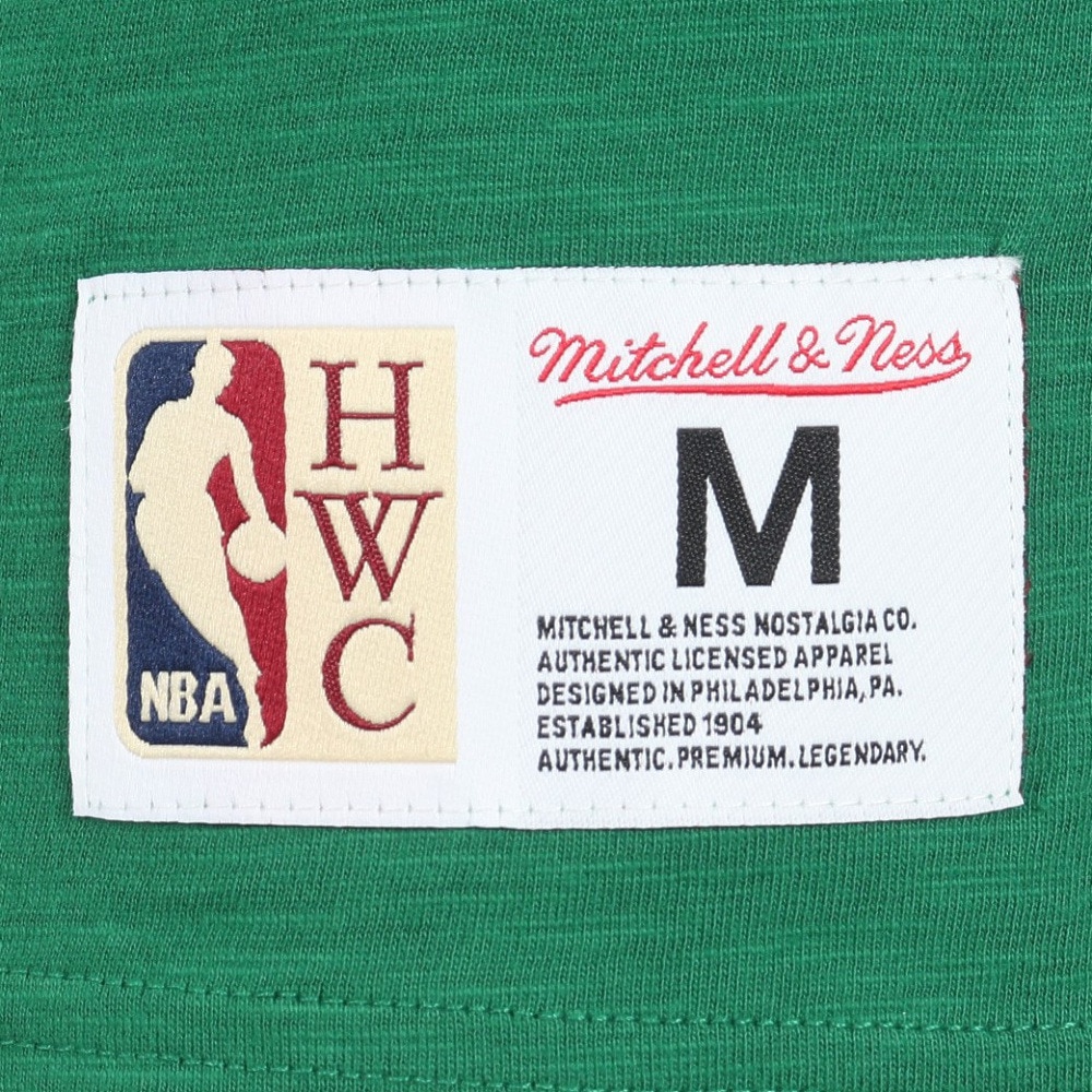 ミッチェルアンドネス（Mitchell&Ness）（メンズ）セルティックス レジェンダリー スラブ 半袖Tシャツ TCRW6622-BCEKYGN