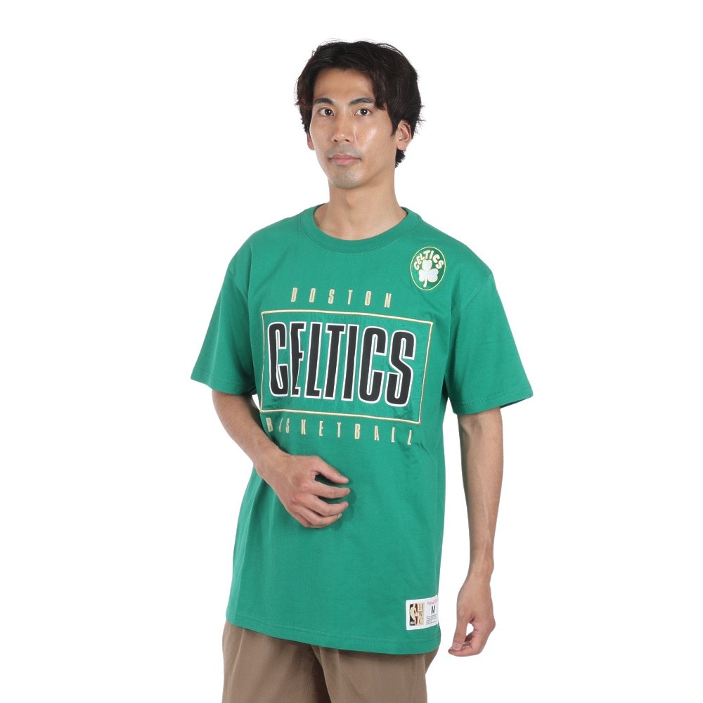 ミッチェルアンドネス（Mitchell&Ness）（メンズ）TEAM OG PREMIUM ショートスリーブ Tシャツ TCRW7096-BCEKYGN