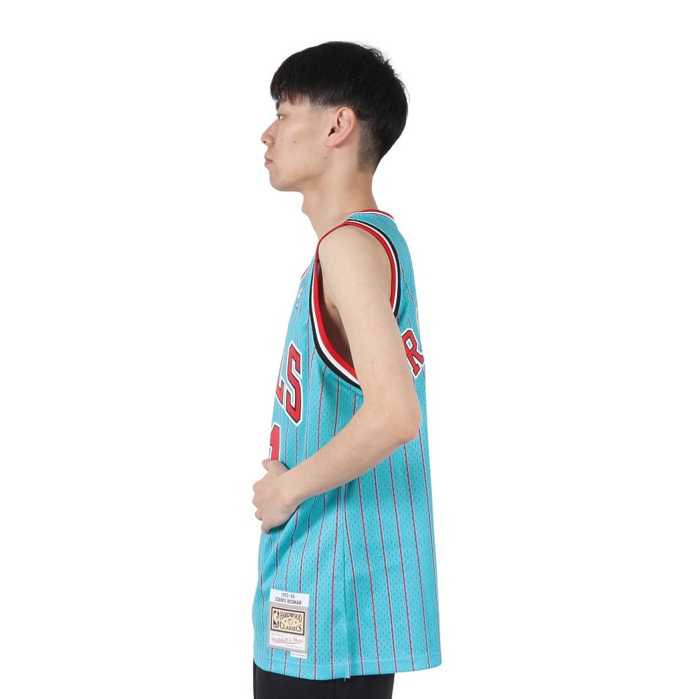 ミッチェルアンドネス（Mitchell&Ness）（メンズ）バスケットウエア ノースリーブシャツ S-JERSEY シカゴ・ブルズ 1995 SMJYGS20059-CBULTBL95DRD