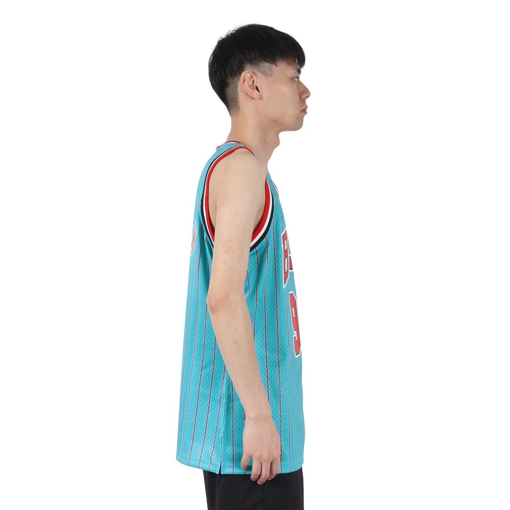 ミッチェルアンドネス（Mitchell&Ness）（メンズ）バスケットウエア ノースリーブシャツ S-JERSEY シカゴ・ブルズ 1995 SMJYGS20059-CBULTBL95DRD