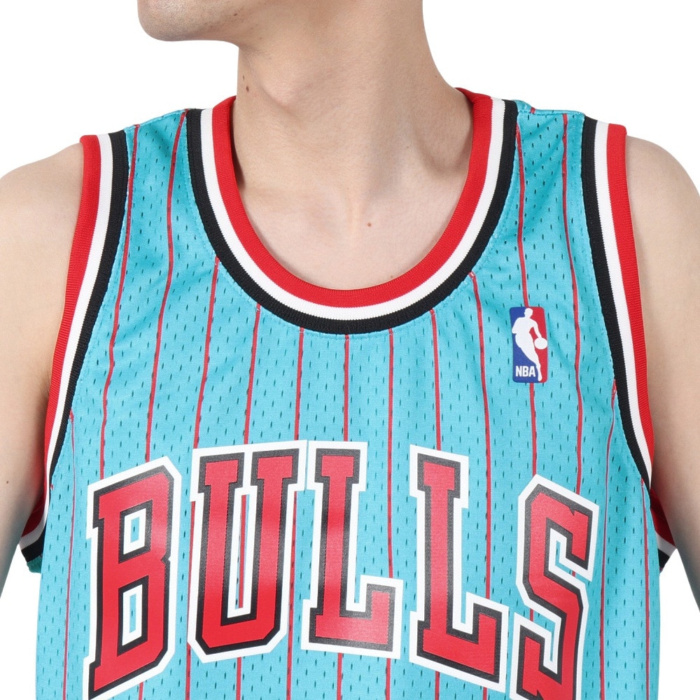 ミッチェルアンドネス（Mitchell&Ness）（メンズ）バスケットウエア ノースリーブシャツ S-JERSEY シカゴ・ブルズ 1995 SMJYGS20059-CBULTBL95DRD