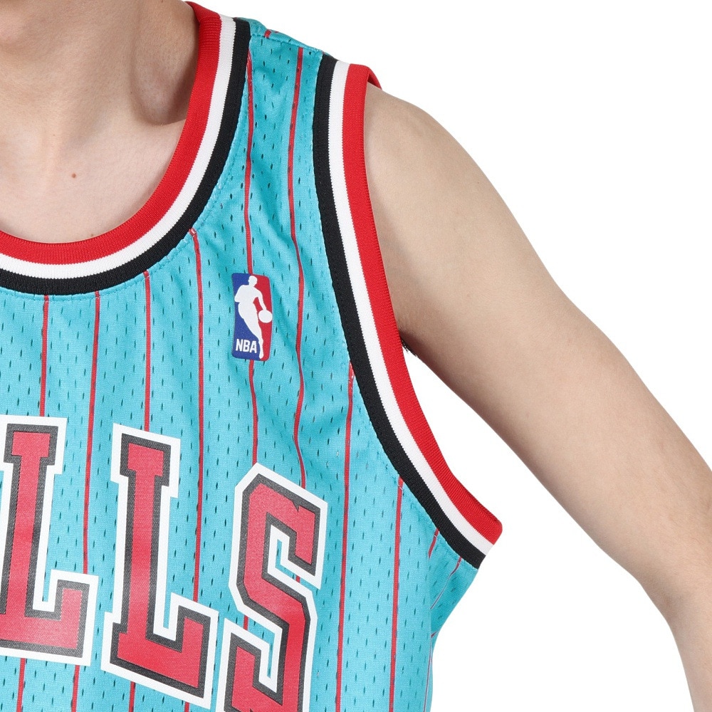 ミッチェルアンドネス（Mitchell&Ness）（メンズ）バスケットウエア ノースリーブシャツ S-JERSEY シカゴ・ブルズ 1995 SMJYGS20059-CBULTBL95DRD