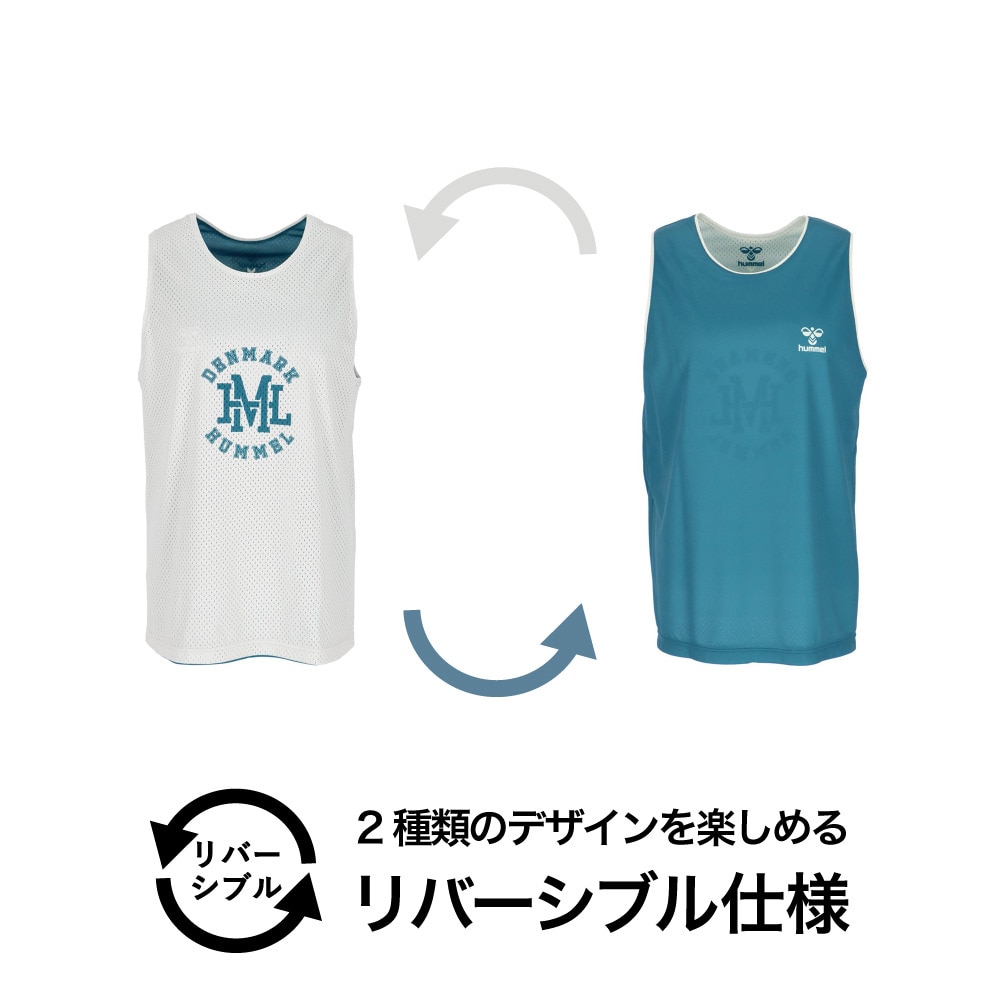ヒュンメル（hummel）（メンズ）リバーシブル タンクトップ HAPB5118-10682