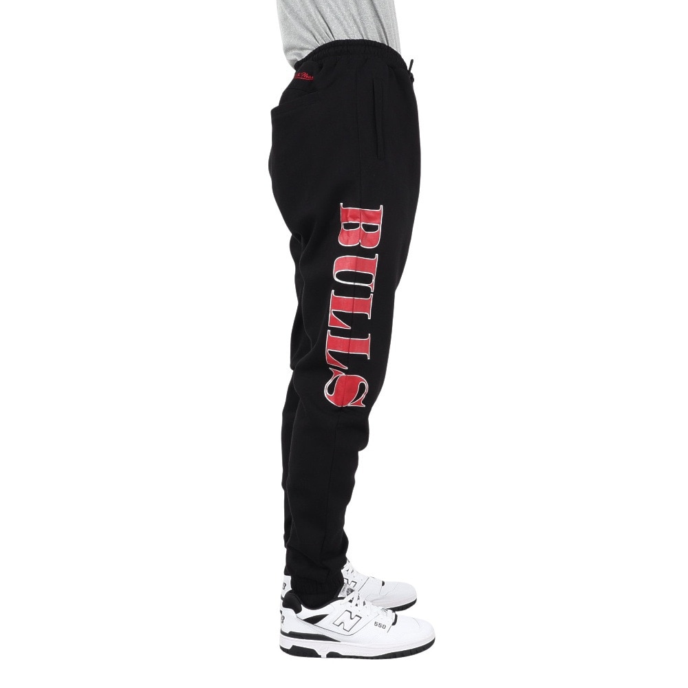 ミッチェルアンドネス（Mitchell&Ness）（メンズ）NBA スウェットパンツ シカゴ ブルズ BULLS BT8917-CBUBLCK