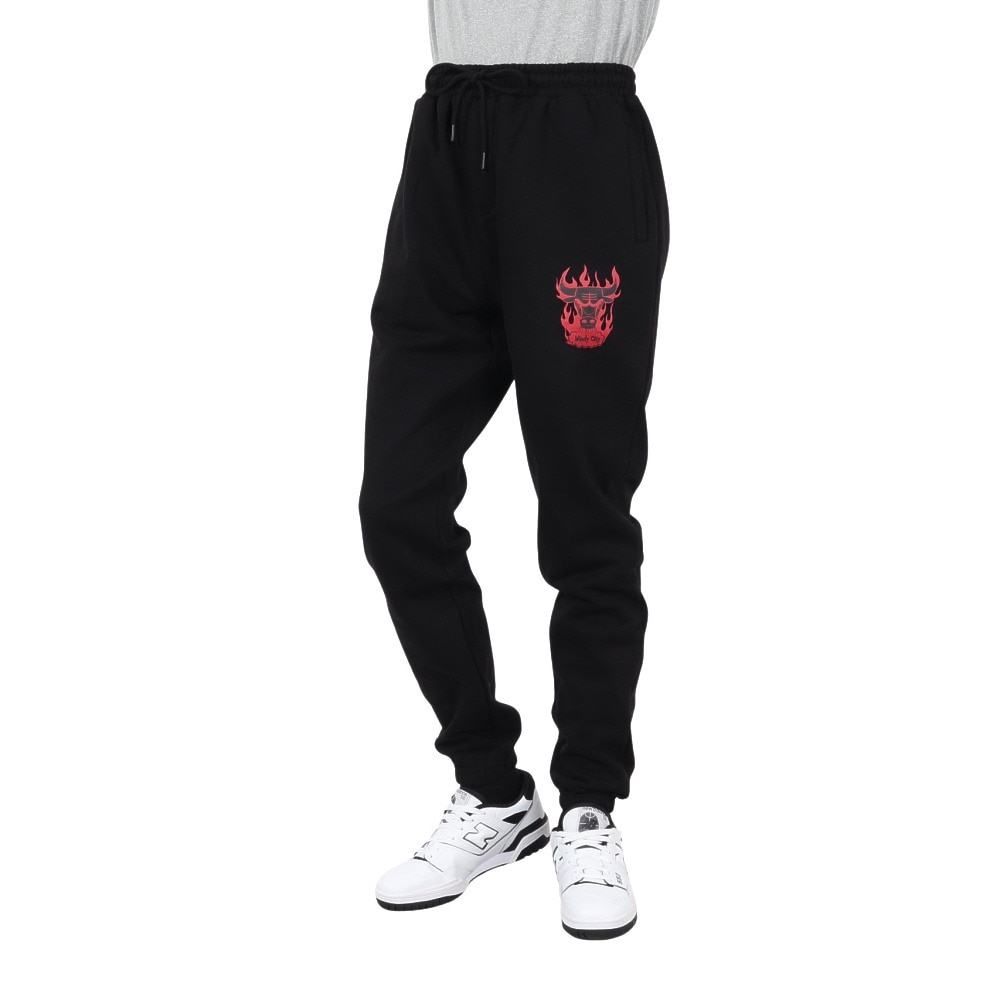 ミッチェルアンドネス（Mitchell&Ness）（メンズ）NBA スウェットパンツ シカゴ ブルズ BULLS BT8917-CBUBLCK