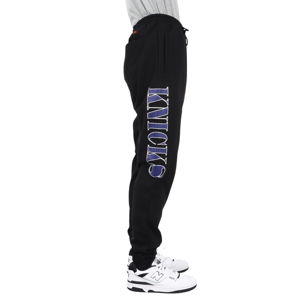 ミッチェルアンドネス（Mitchell&Ness）（メンズ）NBA スウェットパンツ ニューヨーク ニックス KNICKS BT8917-NYKBLCK