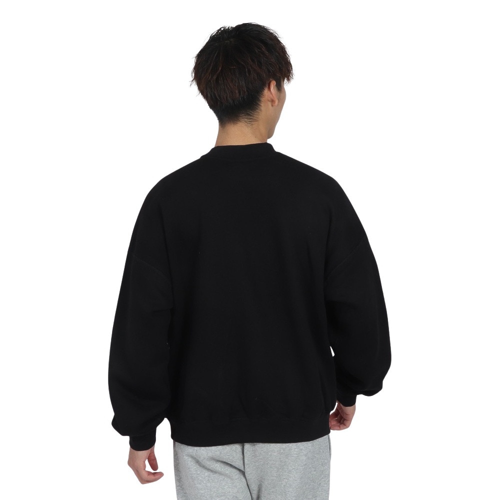 ミッチェルアンドネス（Mitchell&Ness）（メンズ）長袖クルーネックTシャツ シカゴ・ブルズ FC10685-CBUBLCK