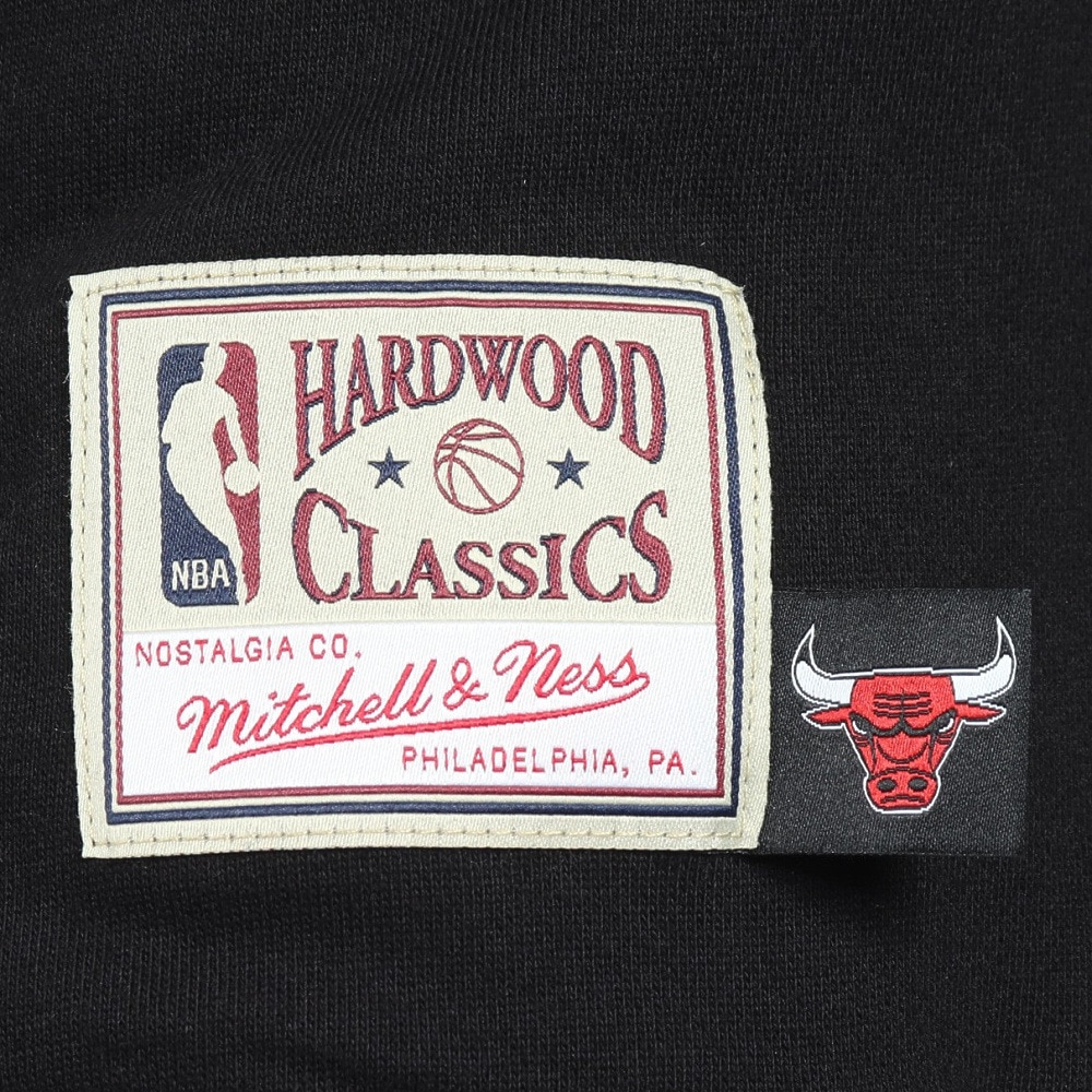 ミッチェルアンドネス（Mitchell&Ness）（メンズ）長袖クルーネックTシャツ シカゴ・ブルズ FC10685-CBUBLCK