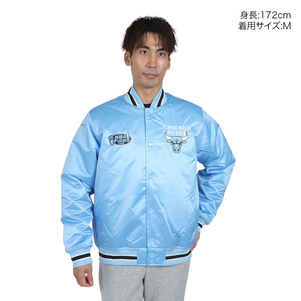 ミッチェルアンドネス（Mitchell&Ness）（メンズ、レディース）THROW DOWN ジャケット JK10493-CBULTBL