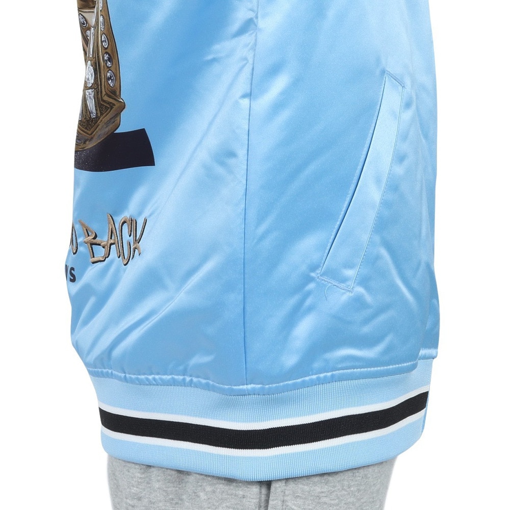 ミッチェルアンドネス（Mitchell&Ness）（メンズ、レディース）THROW DOWN ジャケット JK10493-CBULTBL