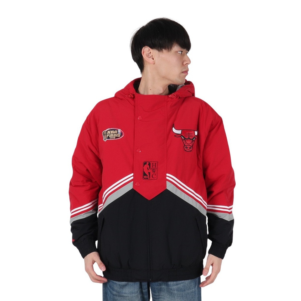 ミッチェルアンドネス（Mitchell&Ness）（メンズ）レトロ ジャケット シカゴブルズ JK8094-CBUBKSC