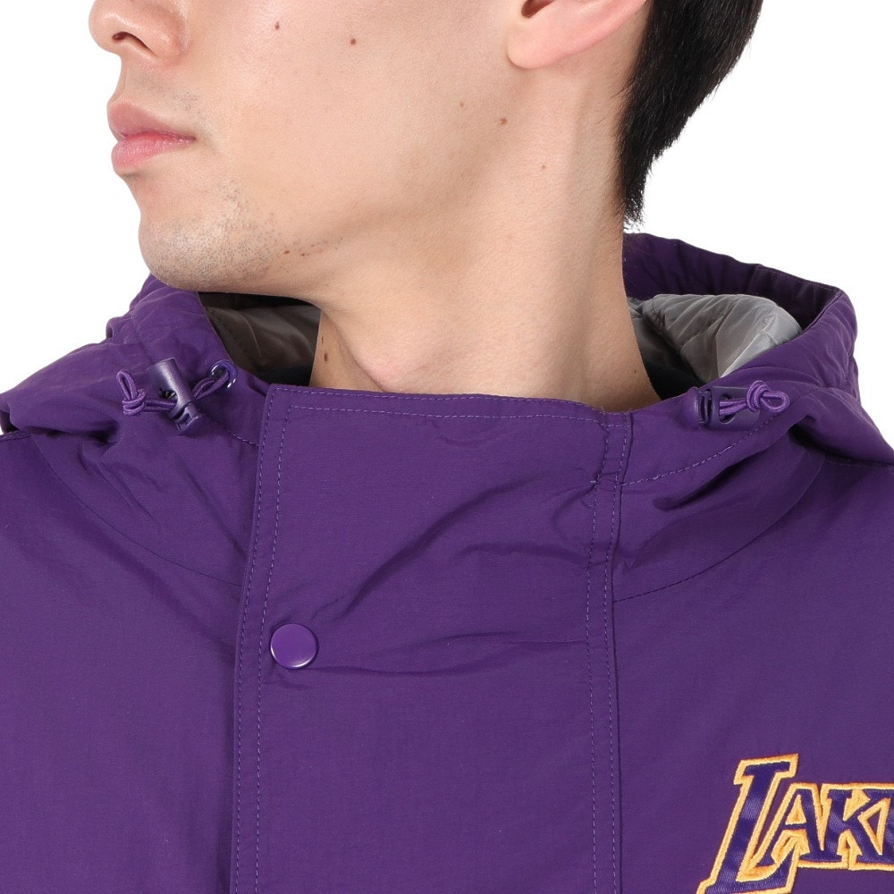 ミッチェルアンドネス（Mitchell&Ness）（メンズ）レトロ ジャケット ロサンゼルス・レイカーズ JK8094-LALBKPR