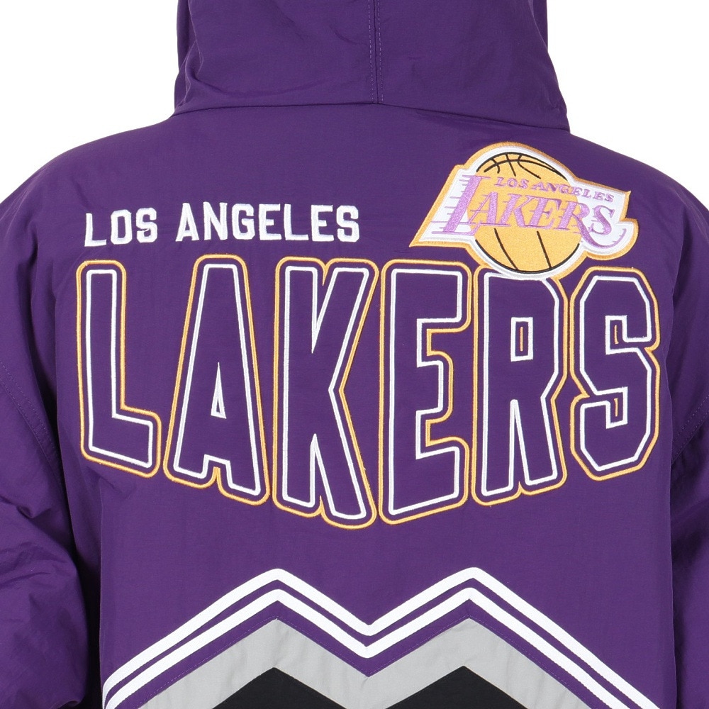 ミッチェルアンドネス（Mitchell&Ness）（メンズ）レトロ ジャケット ロサンゼルス・レイカーズ JK8094-LALBKPR