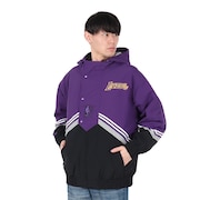 (メンズ)レトロ ジャケット ロサンゼルス・レイカーズ JK8094-LALBKPR
