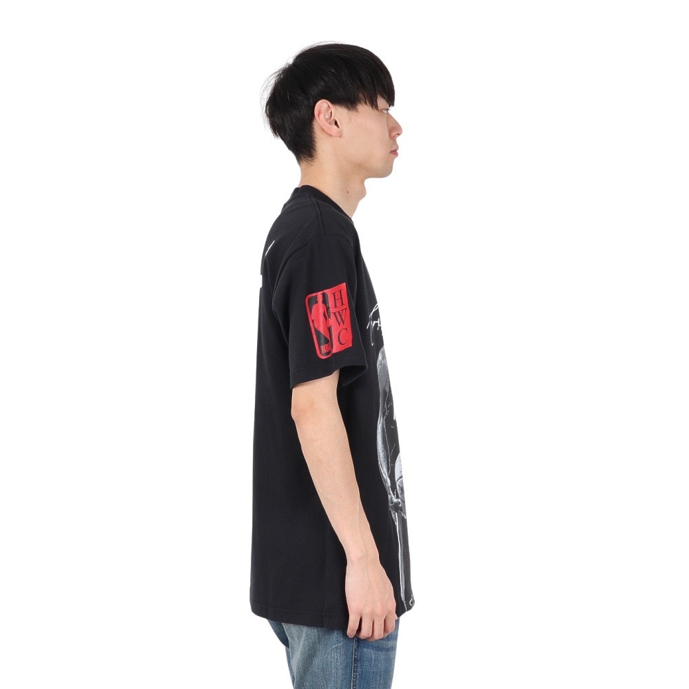 ミッチェルアンドネス（Mitchell&Ness）（メンズ）プレイヤー 半袖Tシャツ マイアミ・ヒート NN8097-MHEBLCK