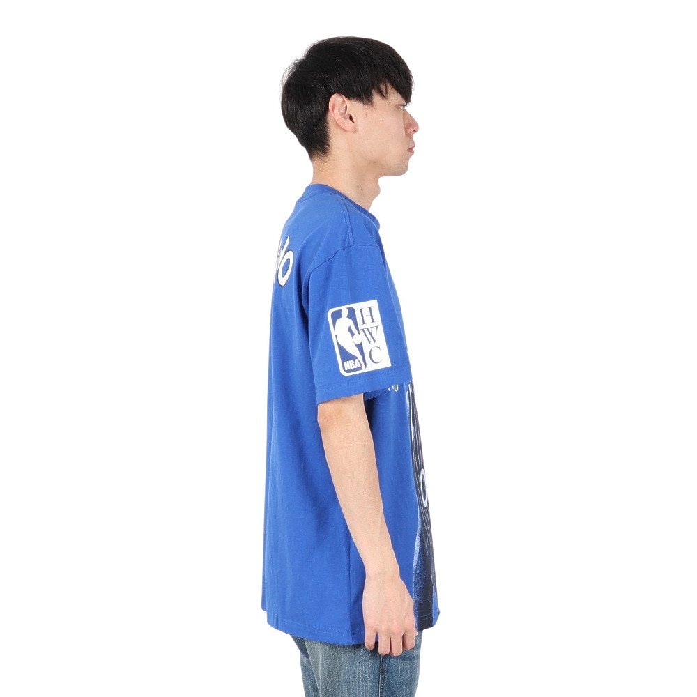 ミッチェルアンドネス（Mitchell&Ness）（メンズ）プレイヤー 半袖Tシャツ オーランド・マジック NN8097-OMAROYA