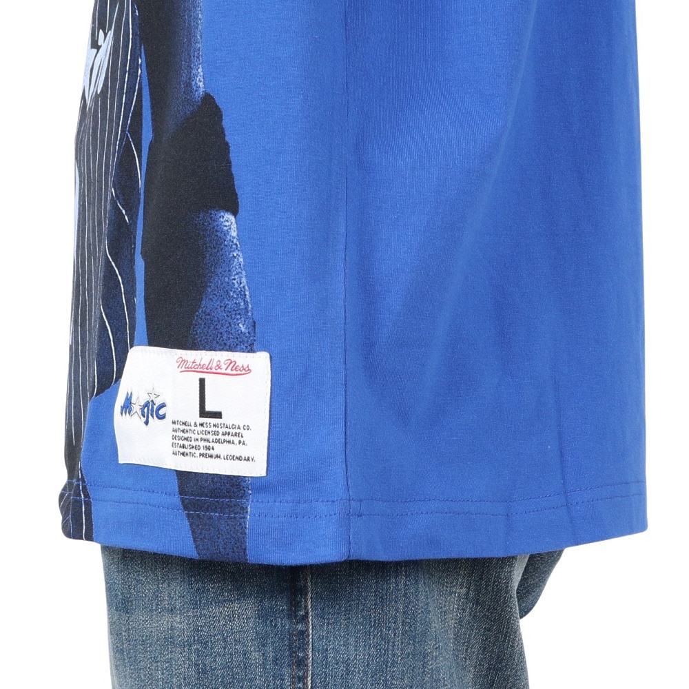 ミッチェルアンドネス（Mitchell&Ness）（メンズ）プレイヤー 半袖Tシャツ オーランド・マジック NN8097-OMAROYA