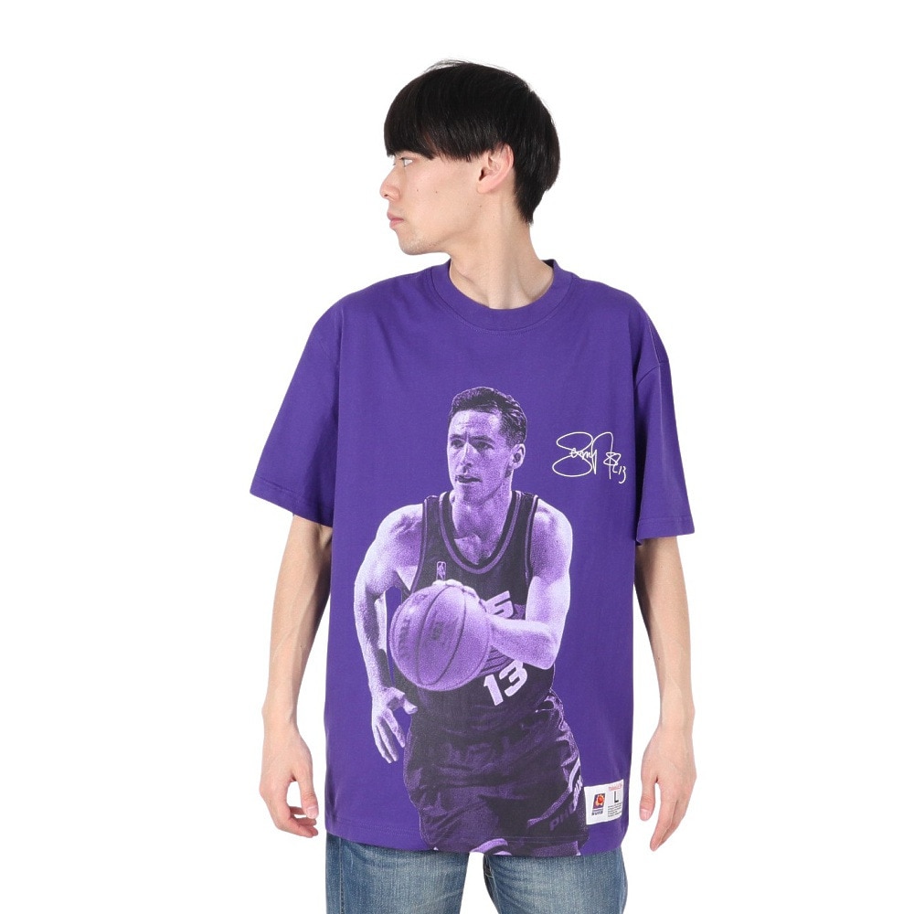 ミッチェルアンドネス（Mitchell&Ness）（メンズ）プレイヤー 半袖Tシャツ フェニックス・サンズ NN8097-PSUPURP
