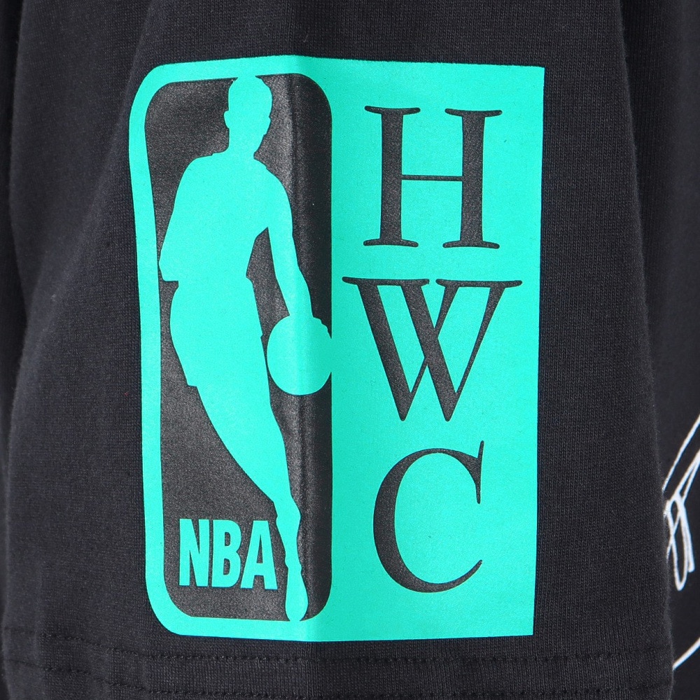 ミッチェルアンドネス（Mitchell&Ness）（メンズ）プレイヤー 半袖Tシャツ サンアントニオ・スパーズ NN8097-SASBLCK