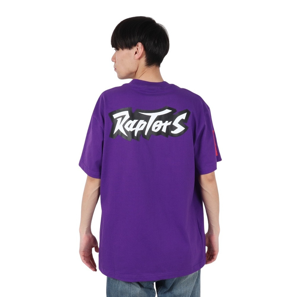 ミッチェルアンドネス（Mitchell&Ness）（メンズ）プレイヤー 半袖Tシャツ トロント・ラプターズ NN8097-TRAPURP