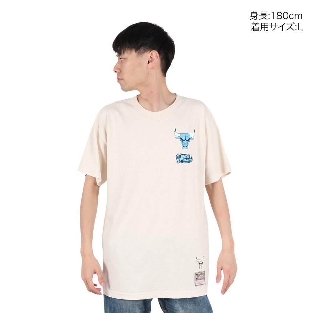ミッチェルアンドネス（Mitchell&Ness）（メンズ）スローダウン シカゴ ブルズ 半袖Tシャツ SS10688-CBUOFWH
