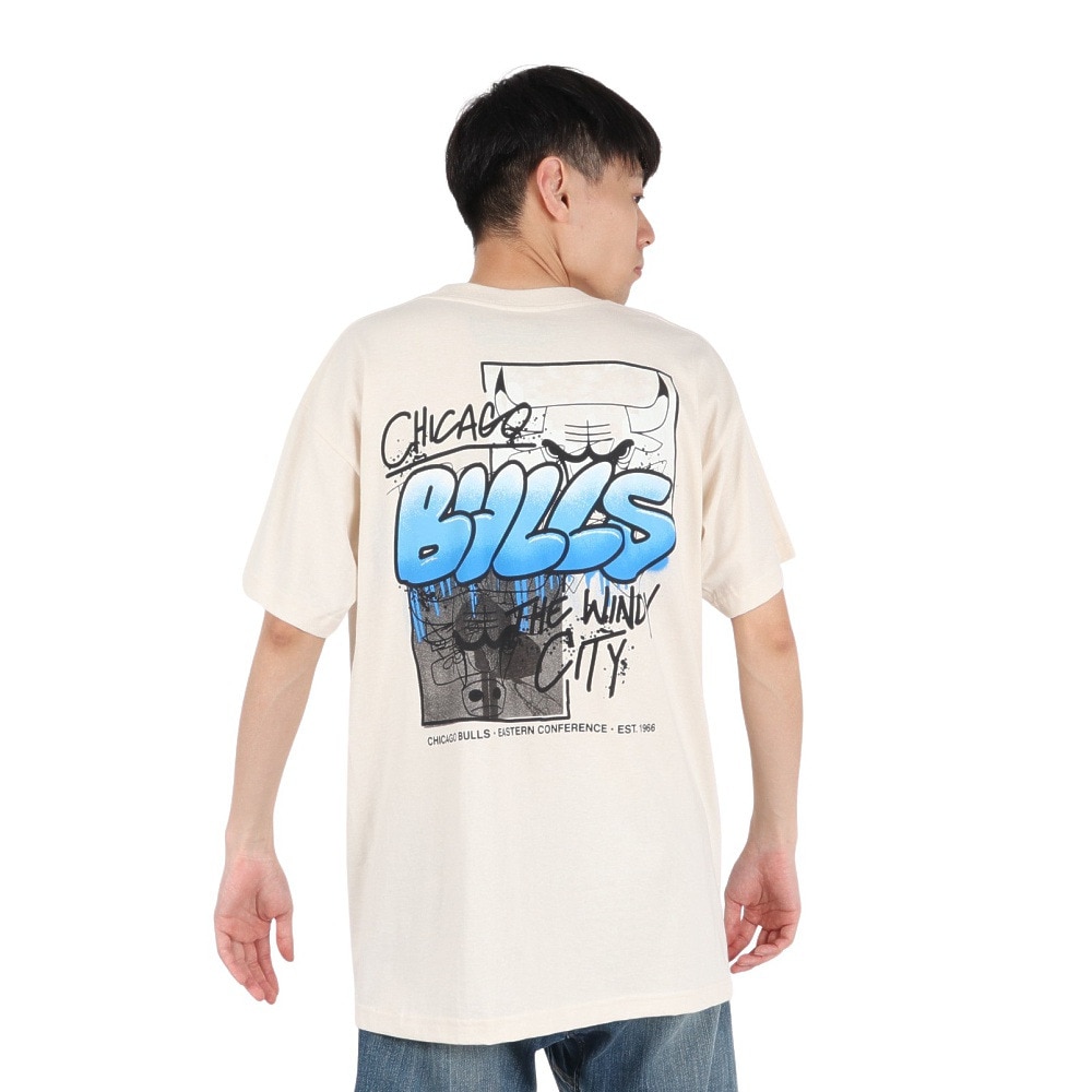 ミッチェルアンドネス（Mitchell&Ness）（メンズ）スローダウン シカゴ ブルズ 半袖Tシャツ SS10688-CBUOFWH