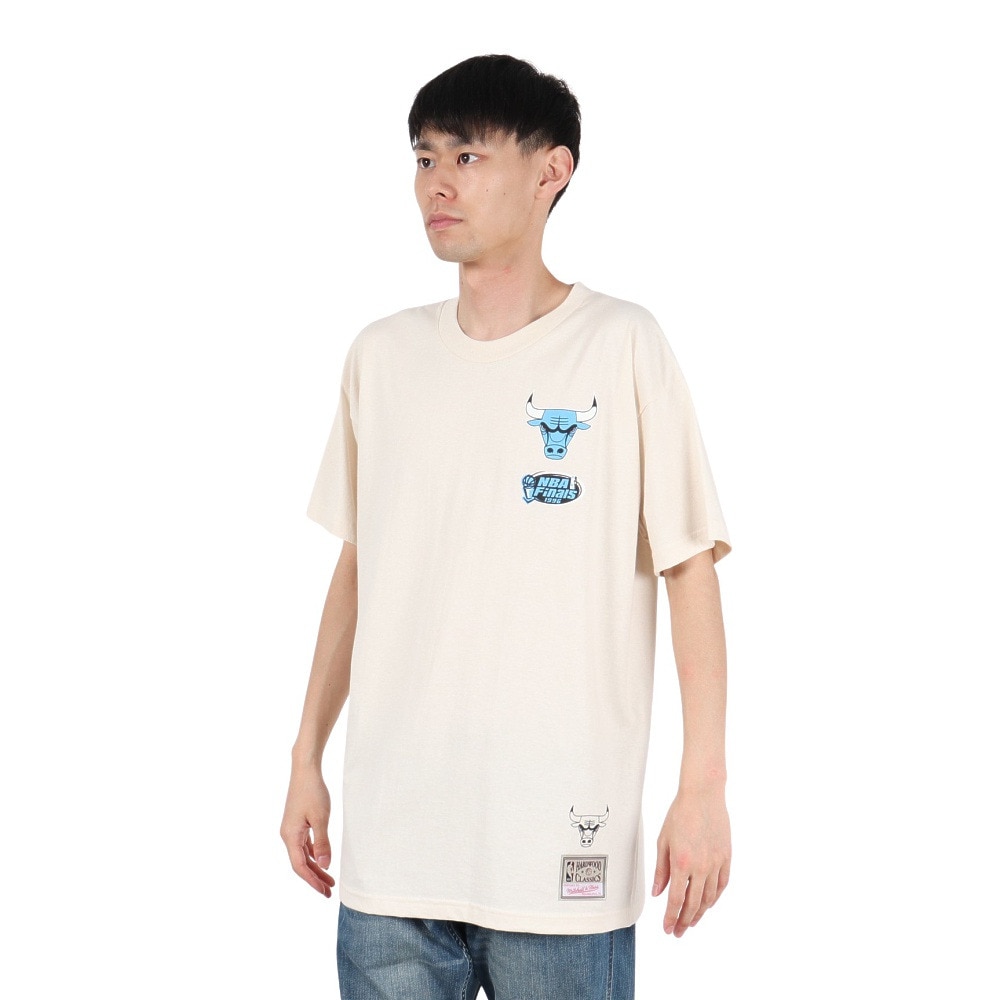 ミッチェルアンドネス（Mitchell&Ness）（メンズ）スローダウン シカゴ ブルズ 半袖Tシャツ SS10688-CBUOFWH