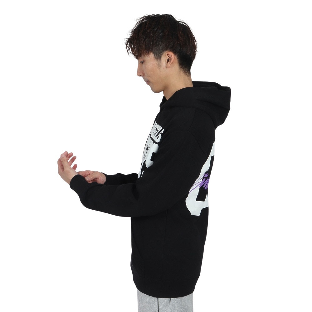 ミッチェルアンドネス（Mitchell&Ness）（メンズ）HOME TEAM フーディー ロサンゼルス・レイカーズ NBA パーカー HWC TH10005-LALBLCK