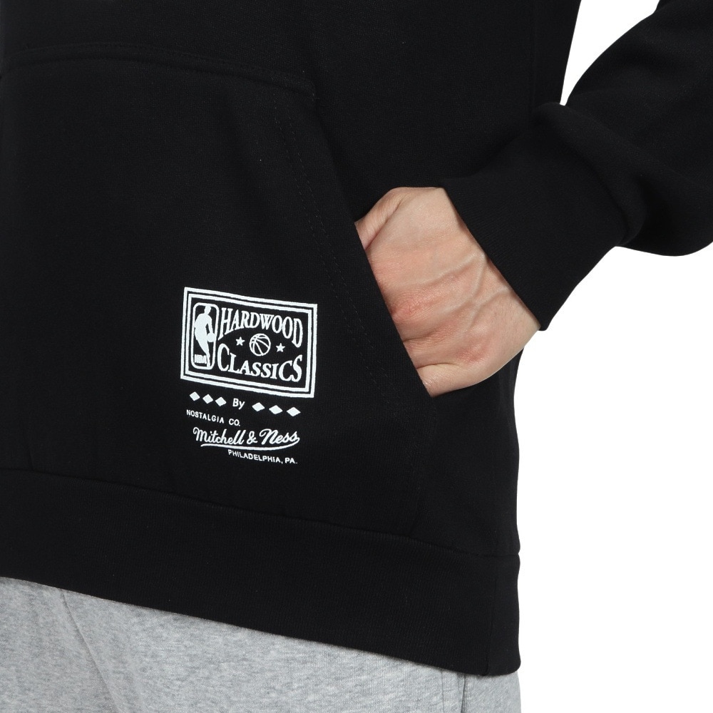 ミッチェルアンドネス（Mitchell&Ness）（メンズ）HOME TEAM フーディー ロサンゼルス・レイカーズ NBA パーカー HWC TH10005-LALBLCK