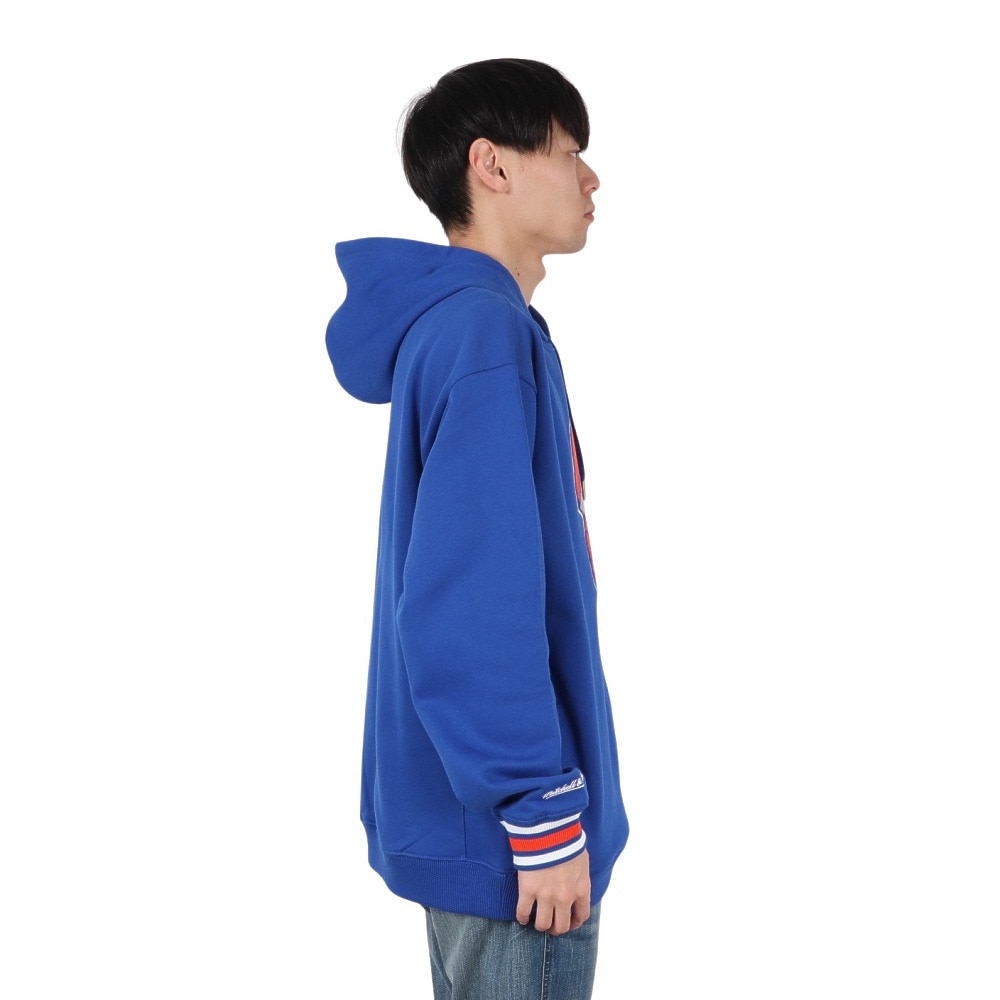ミッチェルアンドネス（Mitchell&Ness）（メンズ）フリース フーディー ニューヨーク・ニックス TH8091-NYKROYA