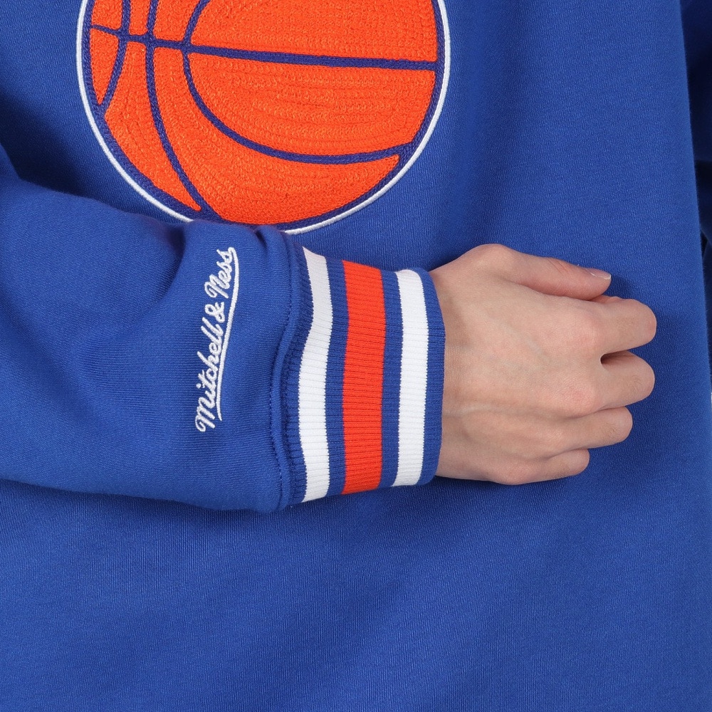 ミッチェルアンドネス（Mitchell&Ness）（メンズ）フリース フーディー ニューヨーク・ニックス TH8091-NYKROYA