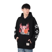 (メンズ)NBA オーバーサイズ フーディー シカゴ ブルズ BULLS TH8916-CBUBLCK