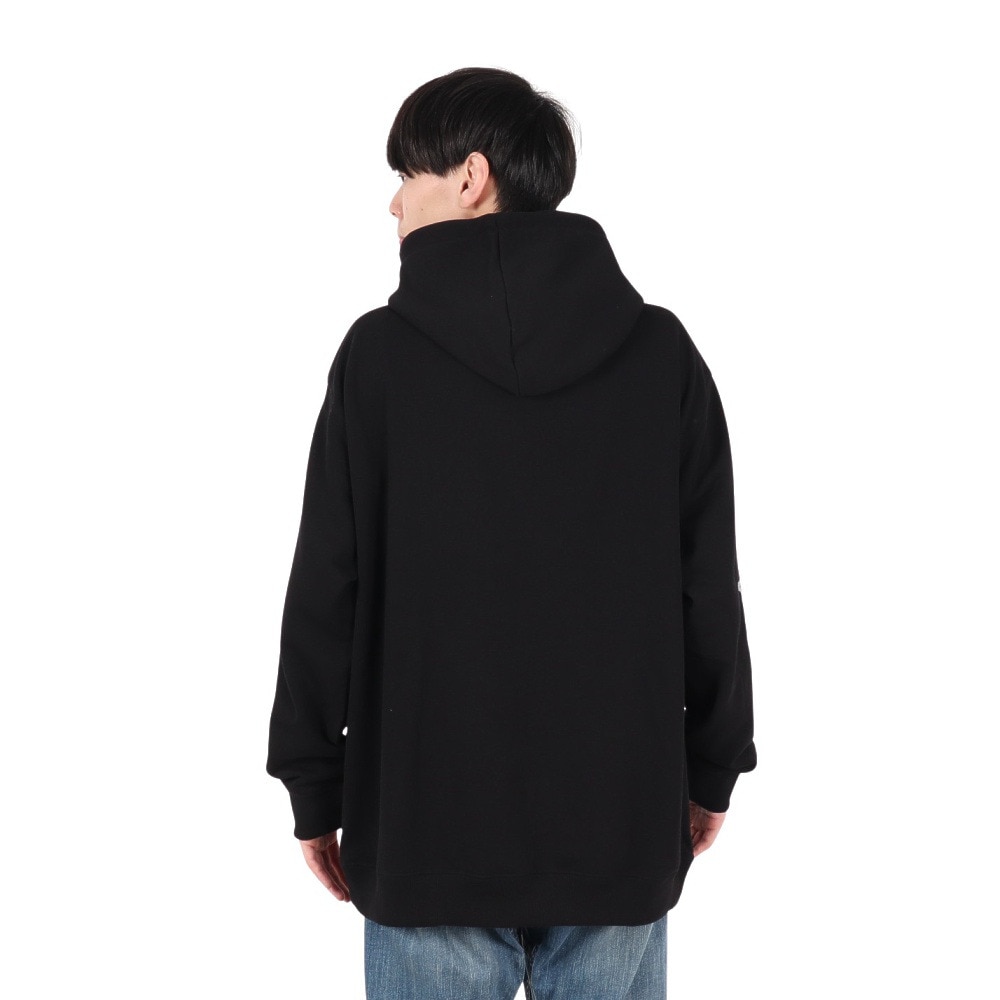 ミッチェルアンドネス（Mitchell&Ness）（メンズ）オーバーサイズ フーディー ロサンゼルス・レイカーズ TH8916-LALBLCK