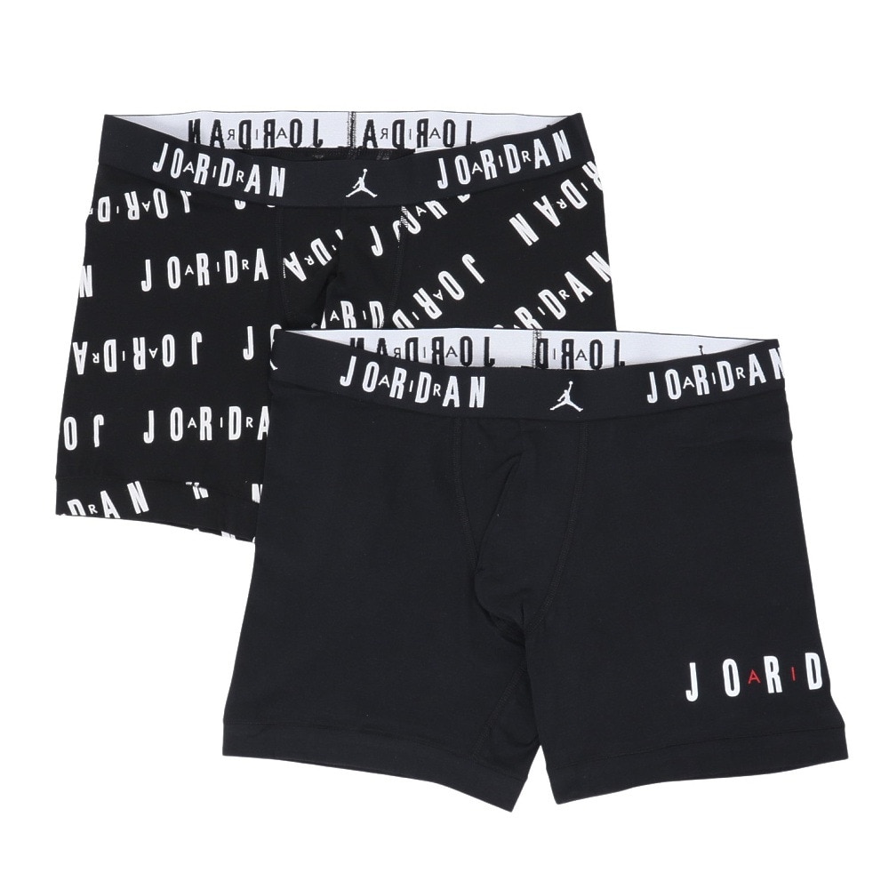 ジョーダン（JORDAN）（メンズ）アンダーウェア ドライフィット コットン エッセンシャル フライト ボクサーブリーフ 2枚組 JM0623-023