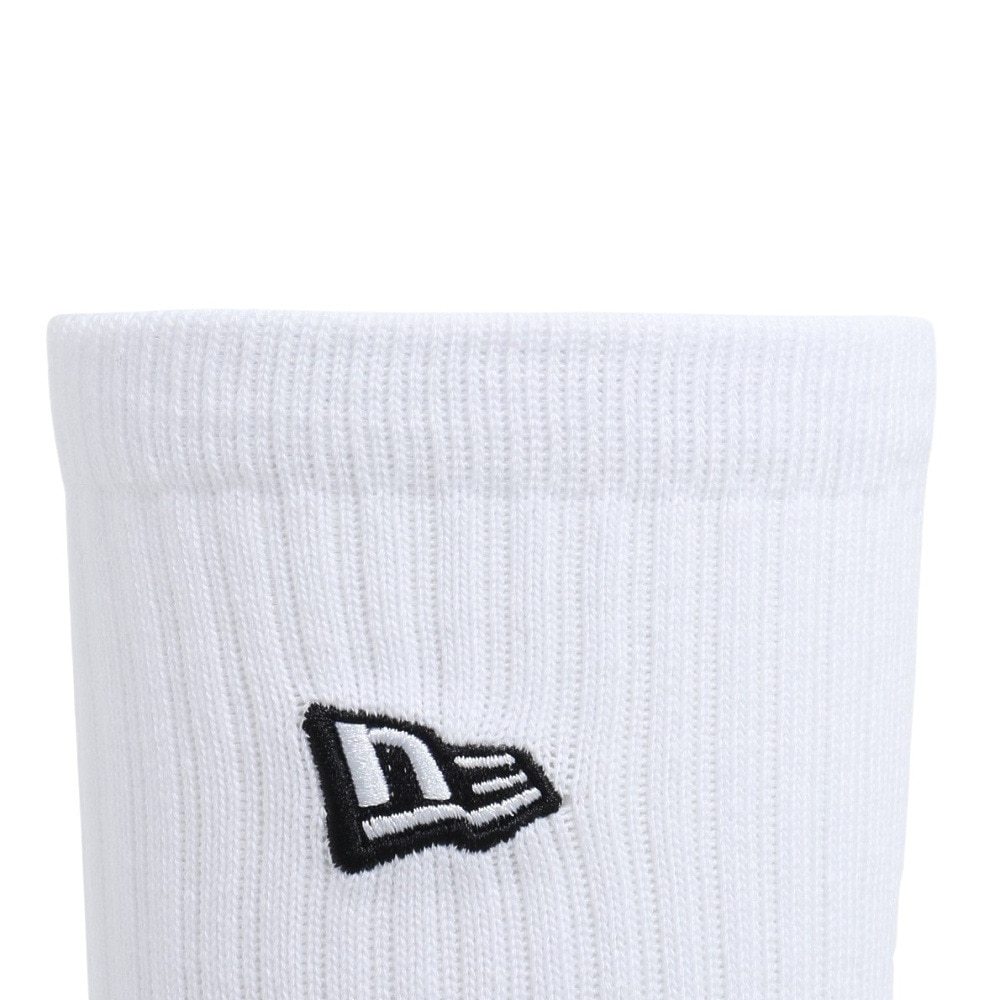 ニューエラ（NEW ERA）（メンズ、レディース）パフォーマンスソックス クルー バスケット WHI 14393677